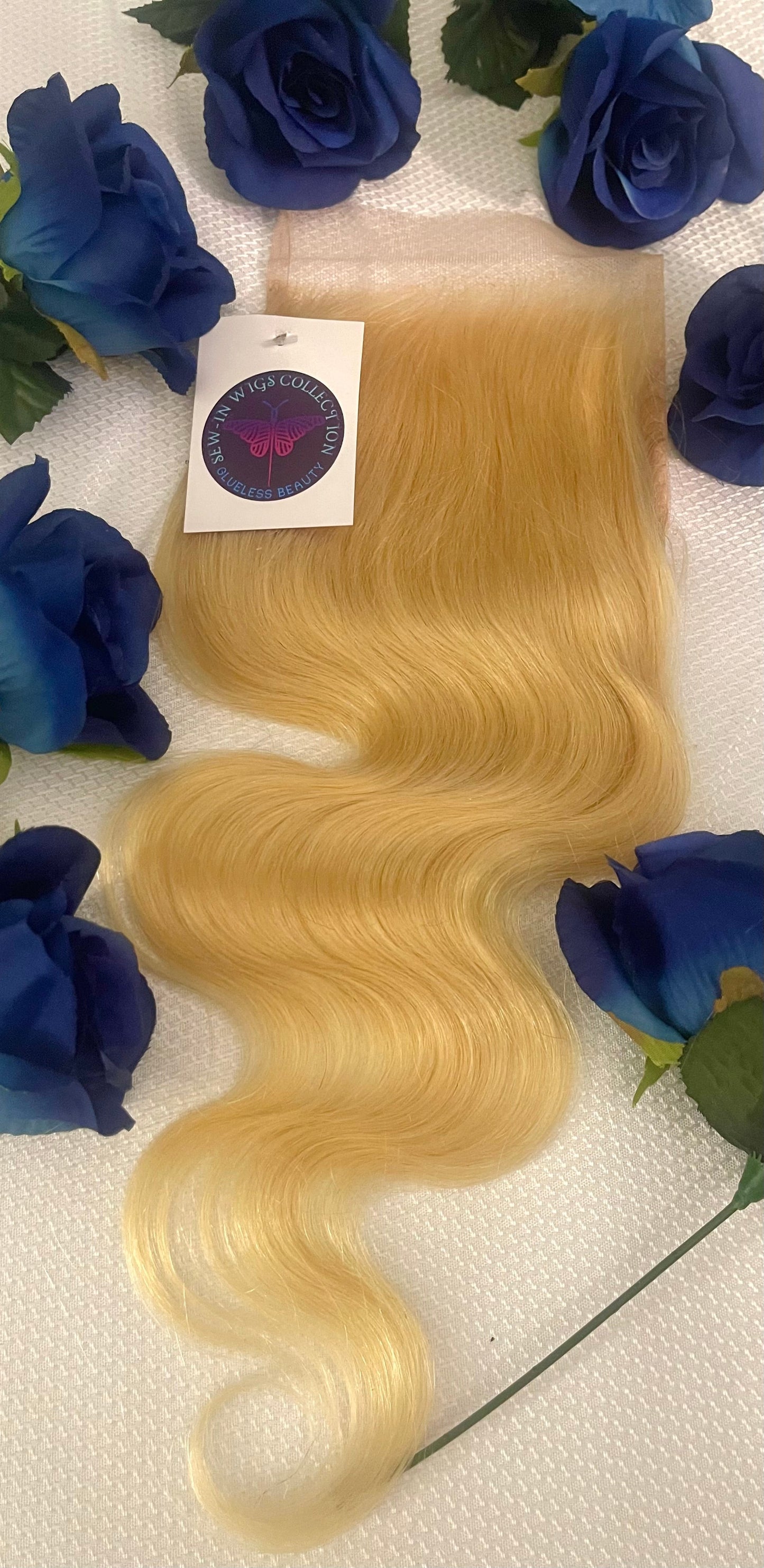 3 Blonde Luxury Collection Bundles & Blonde HD Lace 4x4 Luxury Closure